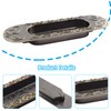 Biaungdo 2 Pcs Recessed Flush Handles Stainless Steel Finger Oval