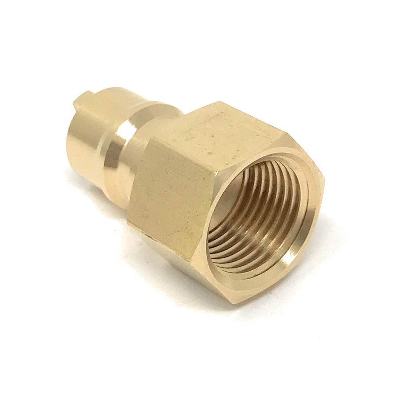 Solid Brass 1/2'' Female NPT Quick Connect Hose Connector Plug