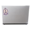 2 x 10cm Paris Eiffel Tower Vinyl Sticker Travel Luggage