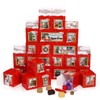 GWHOLE Christmas Advent Calendar Boxes 24Pcs DIY Craft Paper Box