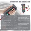 12V Car Battery Alternator Tester with 6 LED Indicator, Automotive