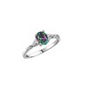 Rylos Rings for Women Sterling Silver Classic Style Birthstone Ring