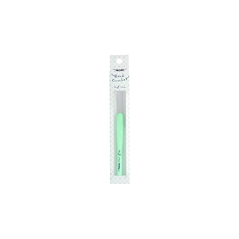 Tulip TB13-2E Metal Crochet Hook, Pea Green, One Size