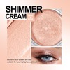 KYDA Shimmer Cream Eyeshadow, Smooth Ice Cream-like Texture, Lasting High