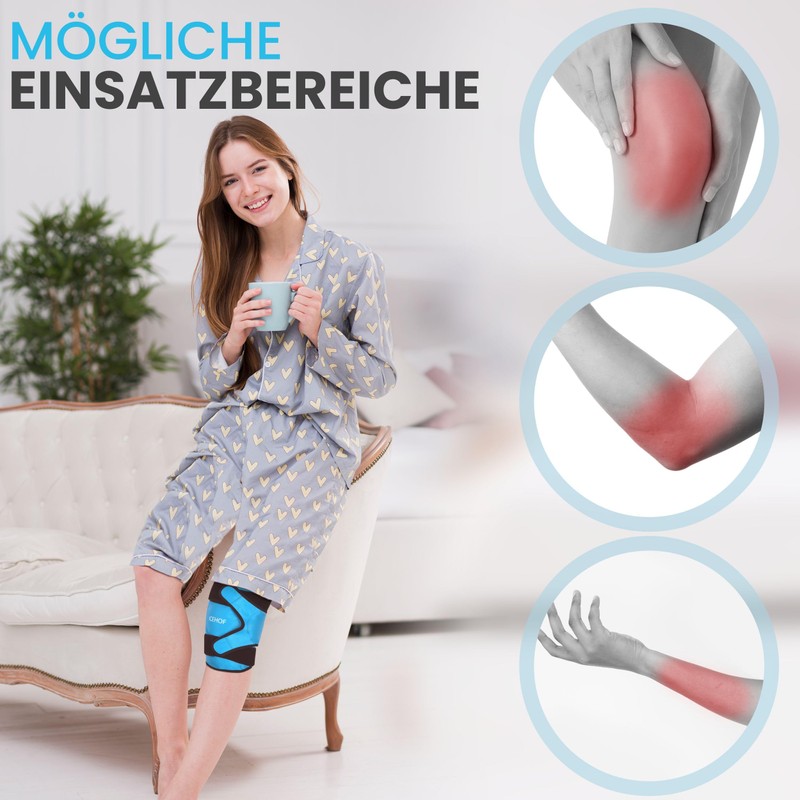 ICEHOF Knee Cooling Cuff – Universal Use – Cooling Pad