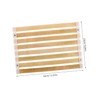 BIUDECO Bamboo Mat Sauna Seat Spa Bench Insulation and Comfort