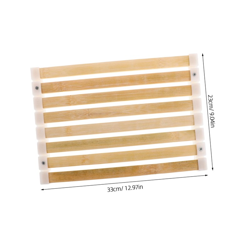BIUDECO Bamboo Mat Sauna Seat Spa Bench Insulation and Comfort