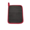 Home Collection Red Polyester/Rubber Oven Mitts, 9x7 in. Set of