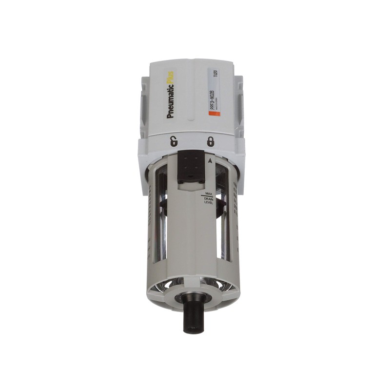 PneumaticPlus PPF3-N02B Compressed Air Particulate Filter, 1/4" NPT (High Flow),