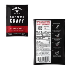 Kinders Bone Broth Gravy, 3 Pack Bundle, Golden Chicken, Roasted Turkey, Classic Beef