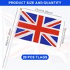 British Flag, British Flag, British Flag, Hand Wave Small Flags