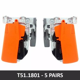 Blum 5 Pairs Blum Standard Locking Device for 563/569 Series - T51.1801 - Free S/H