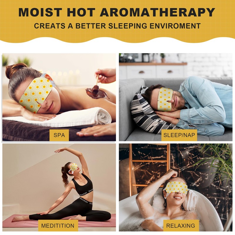 16 Packs Warming Eye Mask Steam Eye Mask for Eye
