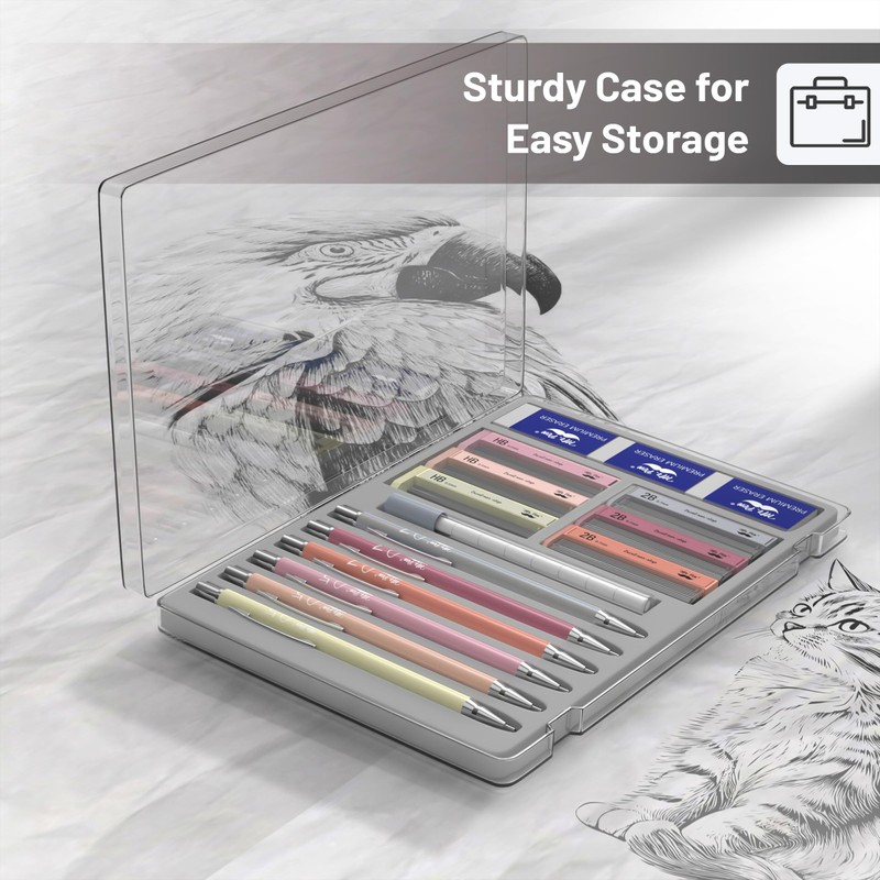 Mr. Pen- Mechanical Pencil Set with Lead and Erasers Refills,