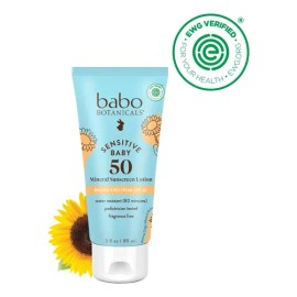 Babo Botanicals Sensitive Baby Mineral Sunscreen Lotion Spf5
