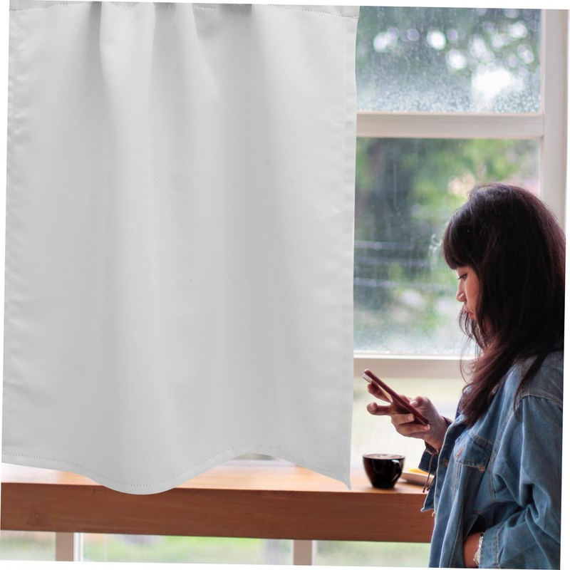 Gatuida Short Kitchen Curtains Rustic Half Curtains for Rv Windows
