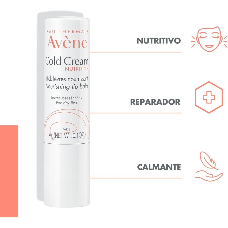 Avene Bálsamo Labial Protector, Todo Tipo De Piel, 4Gr