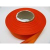 2 metres of 25mm Satin Ribbon Pumpkin Dark Orange Double