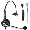 Wantek Phone Headset with Mic RJ9 Telephone Headset Compatible with
