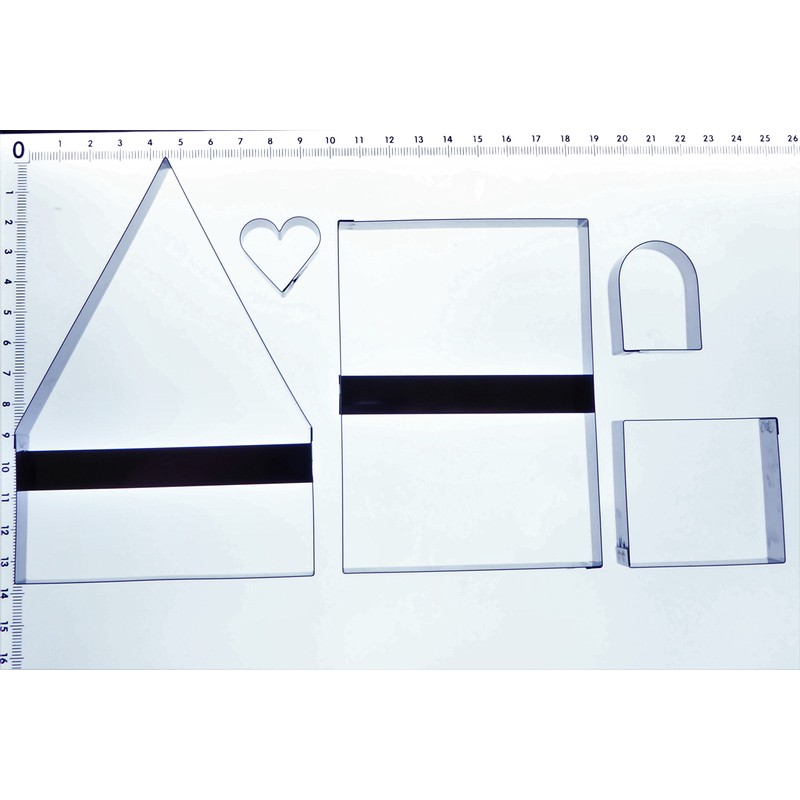 Gingerbread House Cutter Set (Small) - Stainless Steel Cookie Cutters