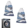2Pcs Mesh Laundry Wash Bag, 60x90cm/23.6x35.4inch Net Bags Laundry Bags