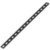 GBGS 4 Pack 16" Black Mending Plate,Slotted Flat Bar Brackets,1/8"
