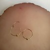 9ct Yellow Gold Hoop Earrings with 3mm Bead