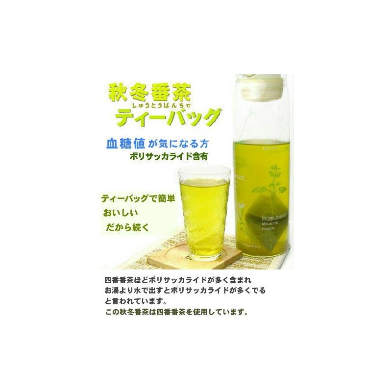 Numazu Ichikawaen Shizuoka Tea Autumn Winter Bancha Tea Bags 0.4