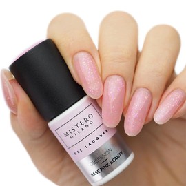 Mistero Milano OBSESSION BASE Pink Beauty UV LED Base for Nails - Cover Base - UV Base Coat Hybrid - Beginner DIY Nail Art Manicure Salon, Durable - Base Coat for Nails Treatment - 12 ml