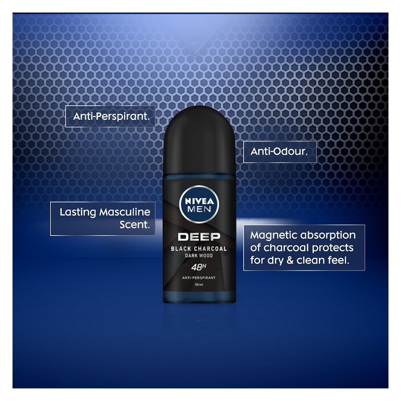 Nivea Deodoran Lelaki / Deodorant Roll On Men 50ml /Cool