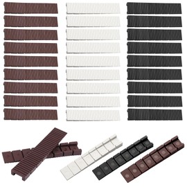 Pack of 30 Furniture Wedges, Wheel Chocks 8 x 20 x 98 mm, Plastic Leveling Wedges, Furniture Leveling Pads, Wedges Plastic with Integrated Predetermined Breaking Points, for Furniture, Table, Chair