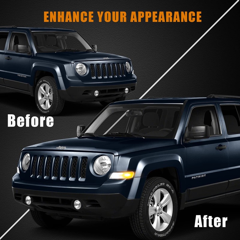 nifeida Front Turn Signal Side Marker Lamp Replacement for Jeep