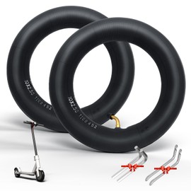 OUXI E-Scooter Tyres 10 x 2.50 Replacement Tube + Tyre 10 Inch E Scooter Thickened Tube 60/70-6.5 Replacement Tube for Nine-bot MAX G30 G30P G30LP/Kugoo M4 M4Pro/Soflow So4 Pro1 (2 Inners)