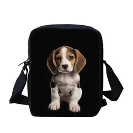 STUOARTE Beagle Printed Crossbody Backpack Travel Multipurpose Daypacks Sling Backpack Phone Bag Shoulder Purse for Outdoor