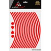Autodomy Motorcycle Rim Sticker Complete Set for 2 Wheels 15