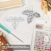 15 Pcs Silver Aluminum Leaf Sheets, Embossing Foil for Craft