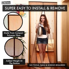 Generise Magic Mesh Anti-Moskitonetz braun 1 Stück