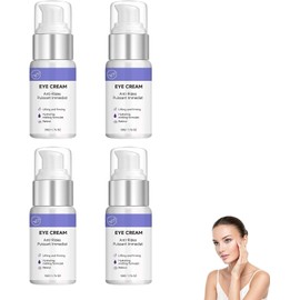 Crema Hidratante De Ojos Con Retinol, Loción Hidratante Y Nutritiva Suave Para Los Ojos, Agua De Reposición Profunda, Suavizar Y Refinar La Piel Delicada, Cuidado Tierno De La Piel Sensible. (4PCS)