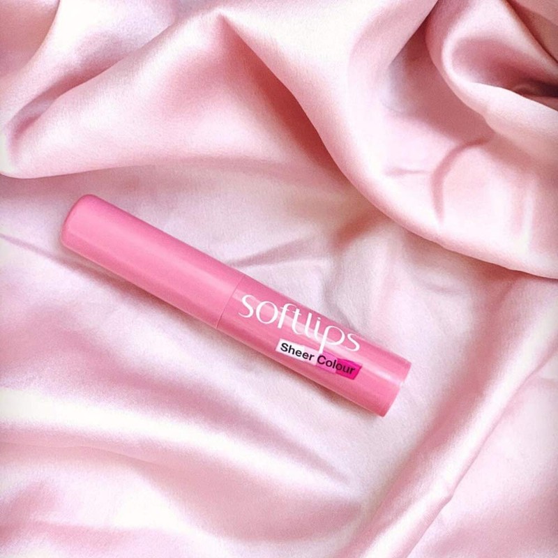 Softlips Sheer Colour Changing Lip Balm Strawberry, Argan Oil and
