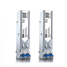 2 Pack for Ubiquiti UniFi UF-SM-1G, 1000BASE-LX SFP Transceiver, 1.25G SFP to LC Singlemode Fiber Module Also Compatible with Cisco GLC-LH-SMD, Mikrotik, Meraki, Netgear AGM732F, D-Link and More