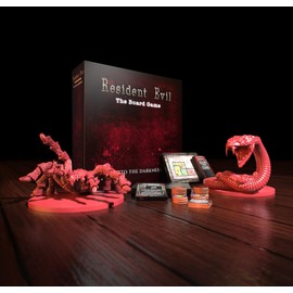 Steamforged Games Exclusive Resident Evil Into The Darkness Board Game with Monster Miniatures on 80mm Base