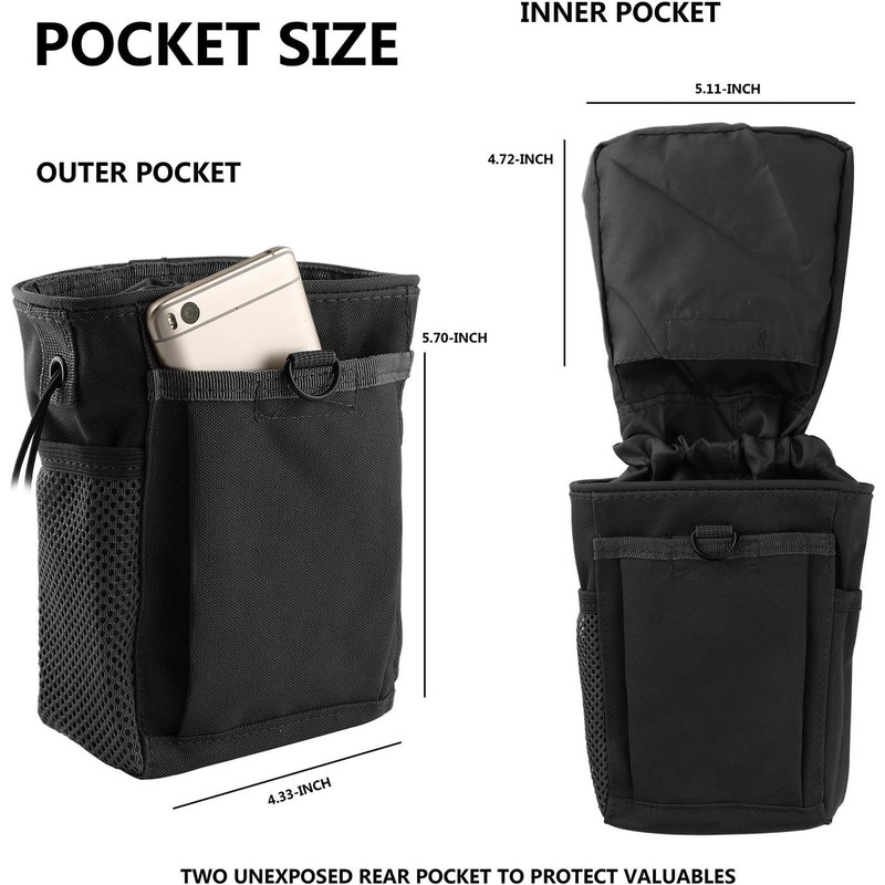 NewBEP Climbing Chalk Bag with Grommets Perfect pocket design for