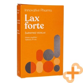 LAXFORTE 10 Tablets Supplement for Bowel Function Care with Rhubarb and Ginger