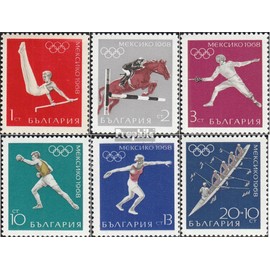 Prophila Collection Bulgarien 1810-1815 (kompl.Ausg.) postfrisch ** MNH 1968 Olympische Sommerspiele 1968, Mexic (Briefmarken für Sammler) Kampfsport (Boxen/Fechten/Ringen/Karate …)