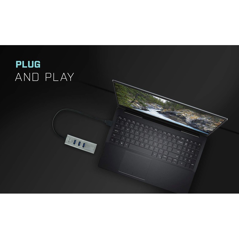 i-tec USB 3.0 Metal 3-Port USB HUB mit Gigabit Ethernet