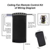 QIACHIP Universal Wireless Ceiling Fan remote control kit Timing 110V