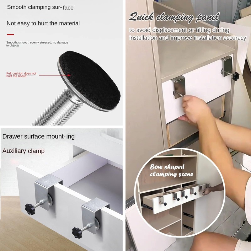 C Clamps Desk Cabinet Table Drawer Front Fixing Clamp Climp