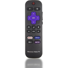 generic OEM Part - Remote Control for Hisense Roku TV Smart Model 55R7050E, black