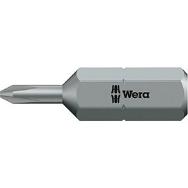 Wera Series 1 851/1 J Special Design Bit, Phillips PH 00, 1/4 Drive (Pack of 10) by Wera