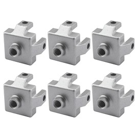 (6 Pieces) 4040 M8 Foot End Connector Floor Mount Base Bracket for T Slot Aluminum Extrusion Profile